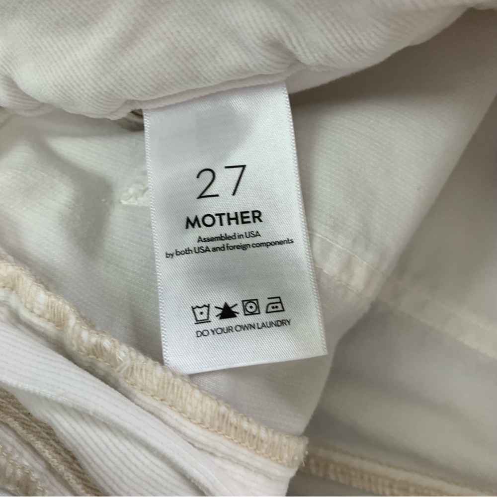 Mother the patch pocket roller skimp corduroy flare jeans 27 NWT - Picture 10 of 14